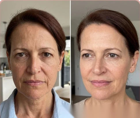 Antes y después — surcos nasogenianos