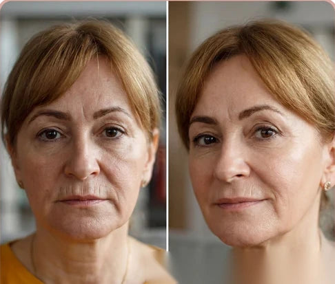 Antes y después — código de barras